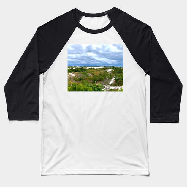 The dunes at Sandy Neck Beach Baseball T-Shirt by Dillyzip1202